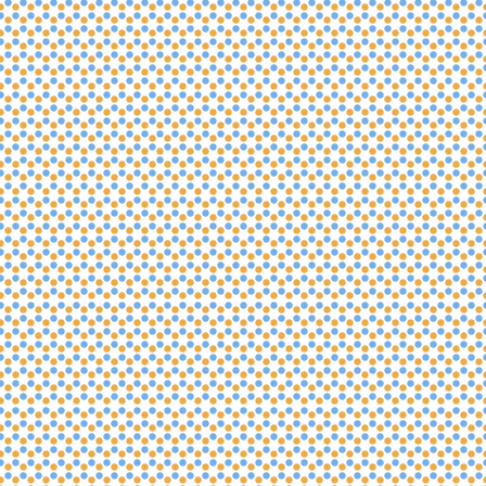 Two dotted lattices turning against each other, their overlap forming a shifting moiré pattern